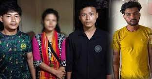 Four including 3 KNF members held in Bandarban