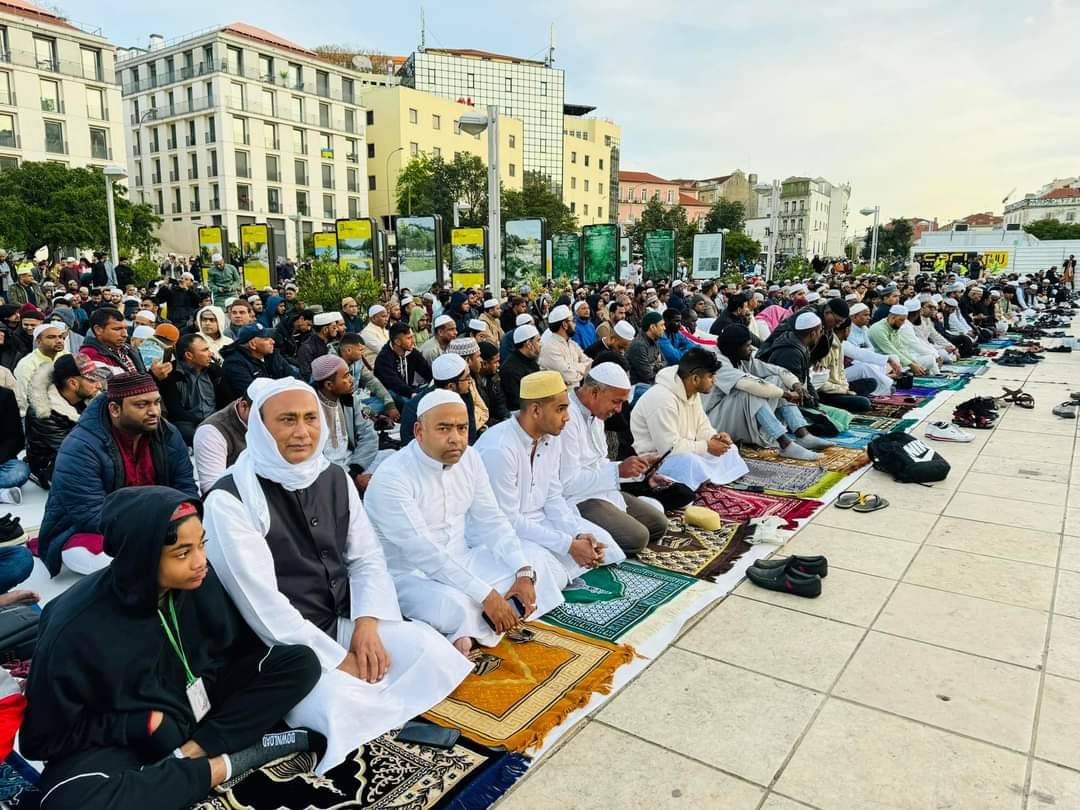 Europe's largest Eid congregation is held in Lisbon, Portugal