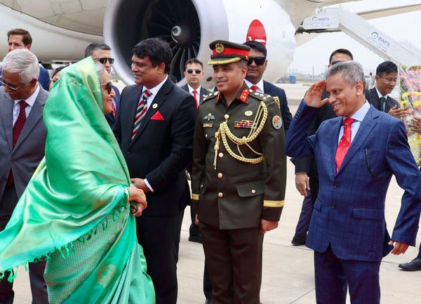 Prime Minister Sheikh Hasina has reached New Delhi