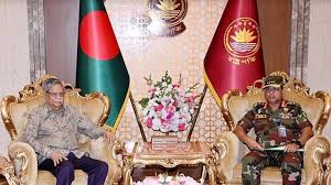 Army chief pays courtesy call on president